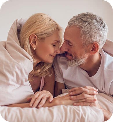 Couple relaxing together