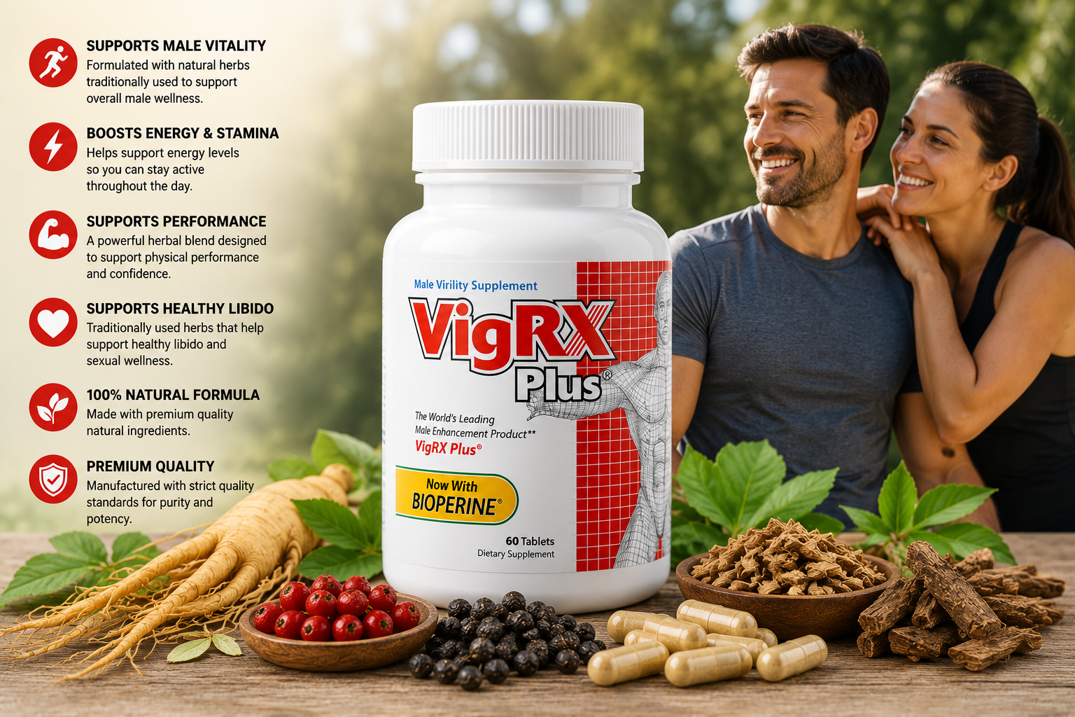 VigRX Plus Benefits: Why Men Choose This Natural Herbal Supplement